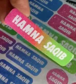 Name Label Stickers – Glitter